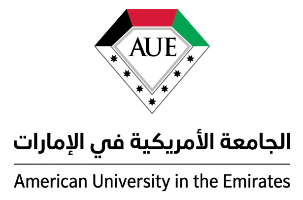 The American University in the Emirates (AUE) Official Logo - being one of the leading higher educational institutions locally and regionally
