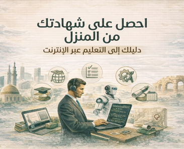 احصل على شهادتك الجامعية من المنزل