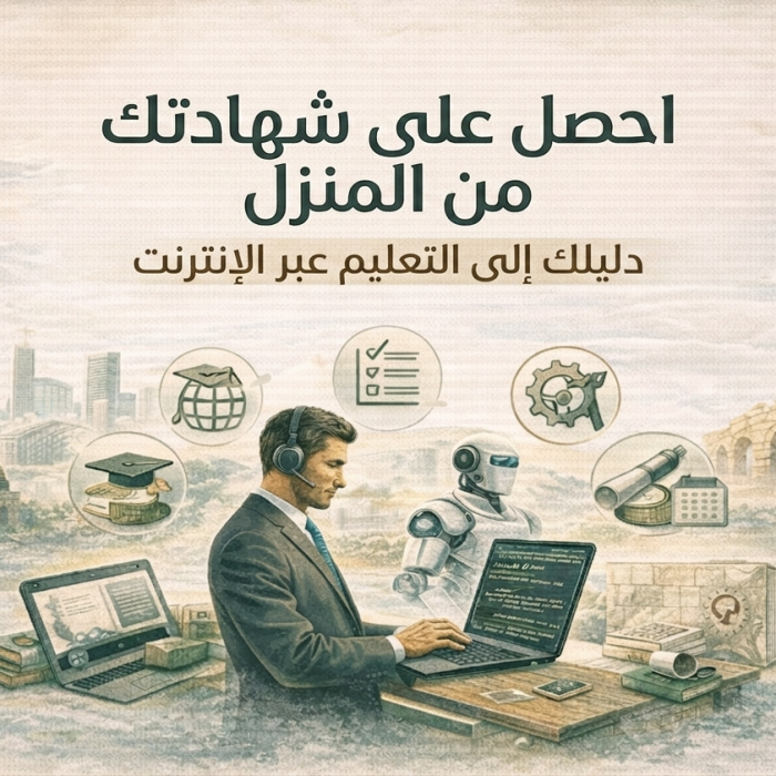 احصل على شهادتك الجامعية من المنزل